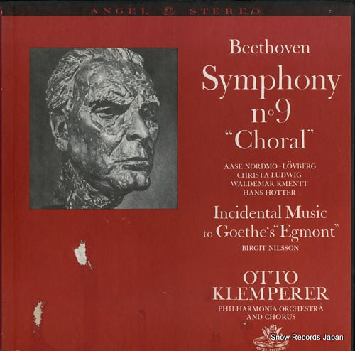 KLEMPERER, OTTO beethoven; symphony no.9 "choral" 3577B