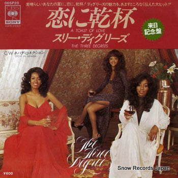 THREE DEGREES, THE a toast of love 06SP20