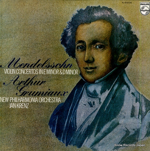 GRUMIAUX, ARTHUR mendelssohn; violin concertos in e minor & d minor X-5600