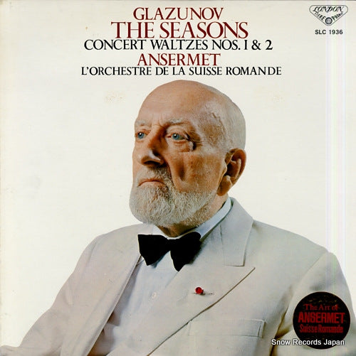 ANSERMET, ERNEST glazunov; the seasons SLC1936