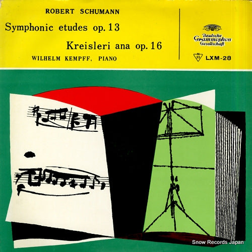 KEMPFF, WILHELM schumann; symphonic etudes op.13 LXM-28