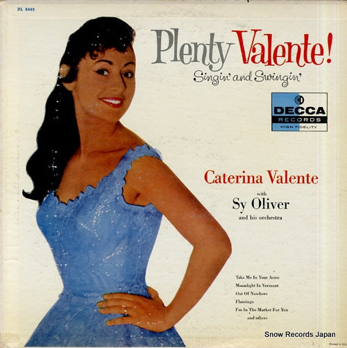 VALENTE, CATERINA plenty valente! singin' and swingin' DL8440