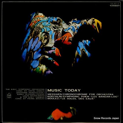 BOULEZ, PIERRE music today AA.8014