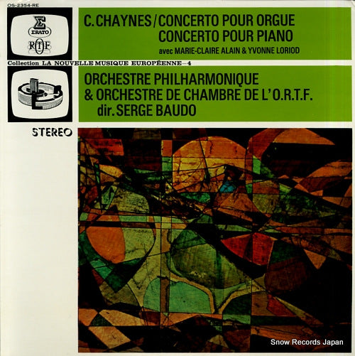 BAUDO, SERGE c.chaynes; concerto pour orgue OS-2354-RE