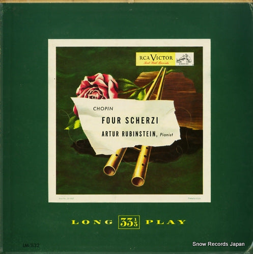 RUBINSTEIN, ARTUR chopin; four scherzi LM1132