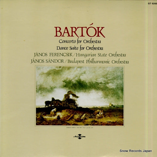 FERENCSIK, JANOS / JANOS SANDOR bartok; concerto for orchestra / dance suite for orchestra GT-9269