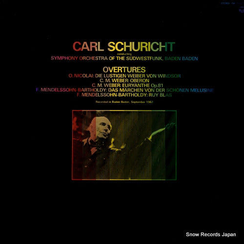 SCHURICHT, CARL overtures OW-7884-PK