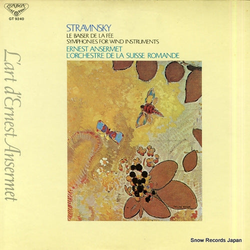 ANSERMET, ERNEST stravinsky; le baiser de la fee GT-9240