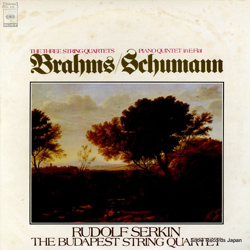BUDAPEST STRING QUARTET, THE brahms; the three string quartets SOCL225