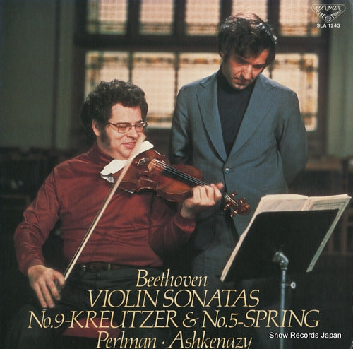 PERLMAN, ITZHAK, AND VLADIMIR ASHKENAZY beethoven; violin sonata no.9 "kreutzer" & no.5 "spring" SLA1243