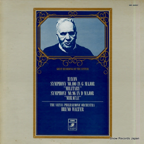 WALTER, BRUNO haydn; symphony no.100 in g major "military" GR-2257