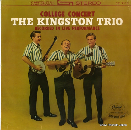 KINGSTON TRIO, THE college concert CP-7116
