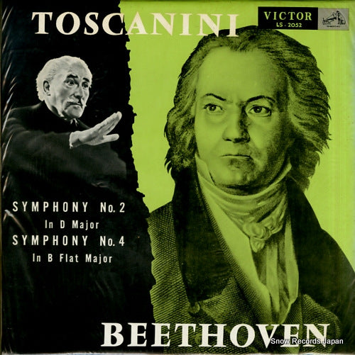 TOSCANINI, ARTURO beethoven; symphony no.2 and no.4 LS-2052