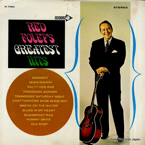 FOLEY, RED red foley's greatest hits DL75003