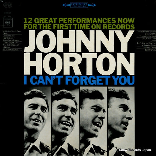 HORTON, JOHNNY i can't forget you CS9099