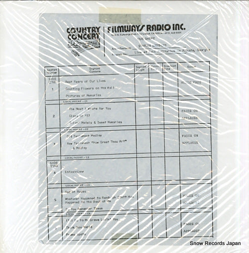STATLER BROTHERS, THE country concert CC23-020978
