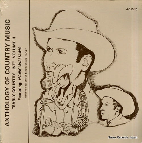 WILLIAMS, HANK eary country live volume 2 ACM-10