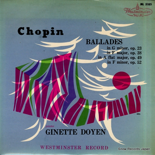 DOYEN, GINETTE chopin; ballades ML5185