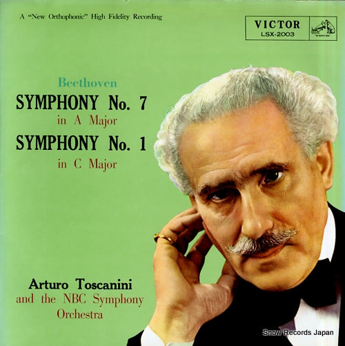 TOSCANINI, ARTURO beethoven; symphony no.7 & no.1 LSX-2003