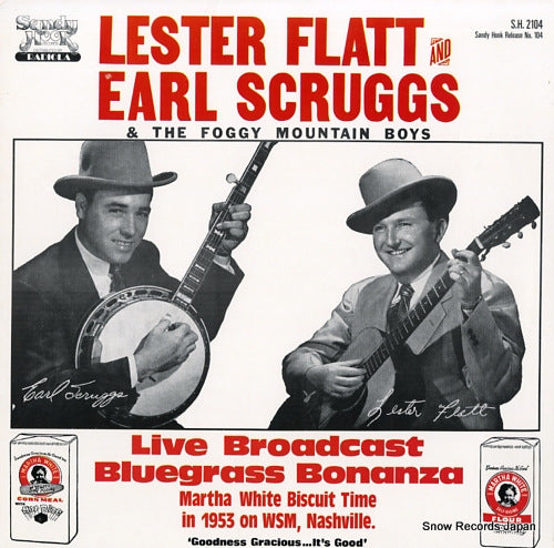 FLATT, LESTER, AND EARL SCRUGGS live broadcast bluegrass bonanza S.H.2104