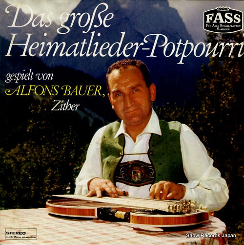 BAUER, ALFONS das grobe heimatlieder-potpourri 1469WY