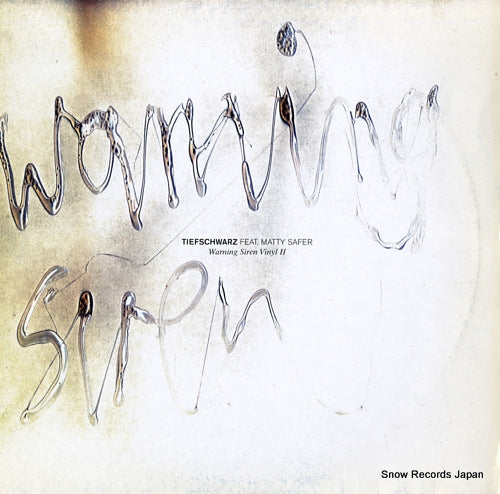 TIEFSCHWARZ warning siren vinyl 2 FOR11156
