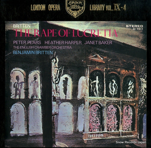 BRITTEN, BENJAMIN britten; the rape of lucretia SLC7152/3