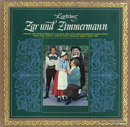 HEGER, ROBERT lortzing; zar und zimmermann AA-9688C