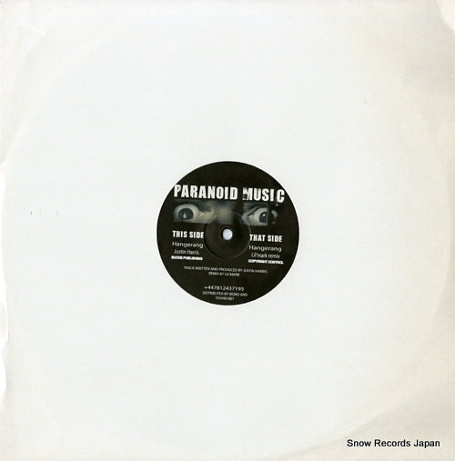 HARRIS, JUSTIN hangerang PARANOID004