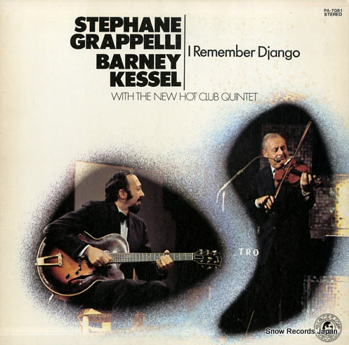 GRAPPELLI, STEPHANE, AND BARNEY KESSEL i remember django PA-7081