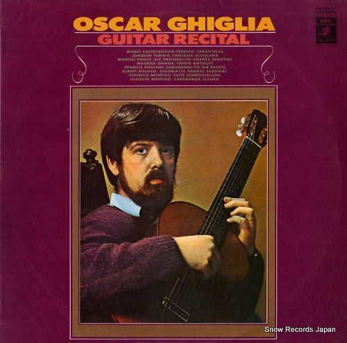 GHIGLIA, OSCAR guitar recital AA-8447