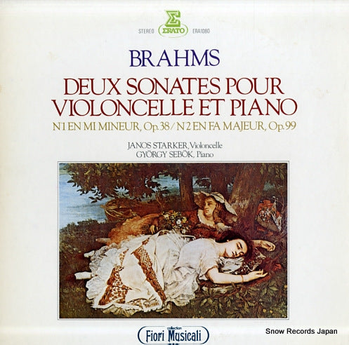 STARKER, JANOS / GYORGY SEBOK brahms; deux sonates pour violoncelle et piano ERA1080