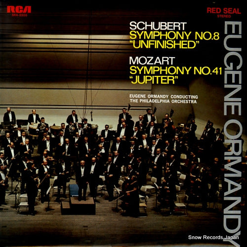 ORMANDY, EUGENE schubert; symphony no.8 "unfinished" SRA-2508
