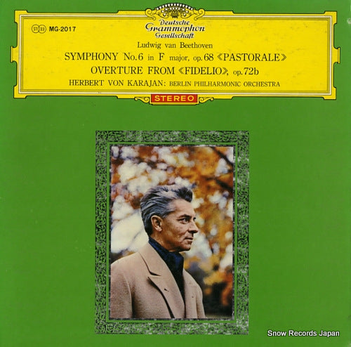 KARAJAN, HERBERT VON beethoven; symphony no.6 in f major, op.68 "pastorale" MG2017