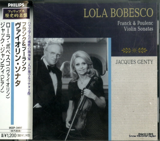 BOBESCO, LOLA franck & poulenc; violin sonatas UCCP-3497
