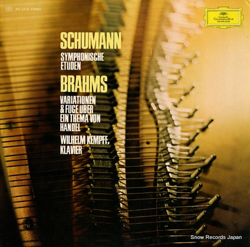 KEMPFF, WILHELM schumann; symphonische etuden op.13 MG2218