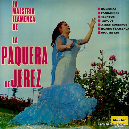 JEREZ, LA PAQUERA DE la maestria flamenca de la paquera de jerez M.30-091