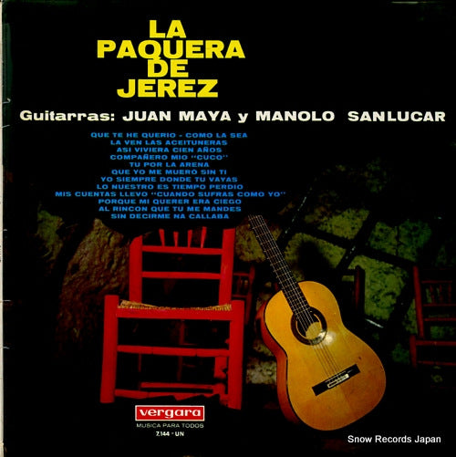 LA PAQUERA DE JEREZ la paquera de jerez 7.144-UN