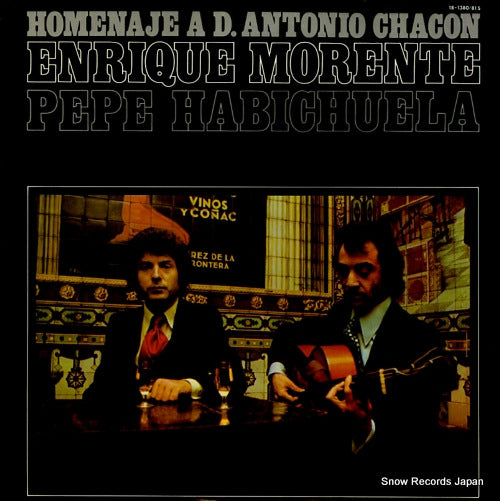 MORENTE, ENRIQUE homenaje a don antonio chacon 18-1380S