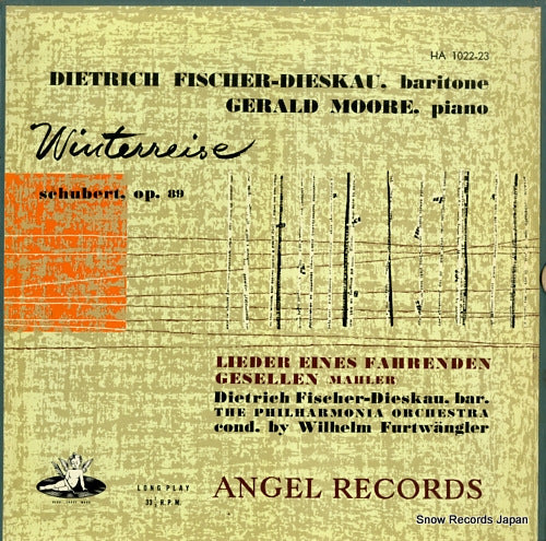 FISCHER-DIESKAU, DIETRICH schubert; die winterreise HA1022-23