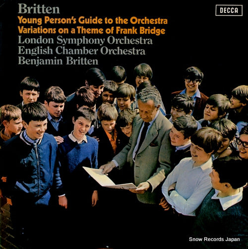 BRITTEN, BENJAMIN britten; the young person's guide to the orchestra SXL6450