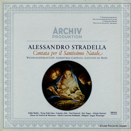 WENZINGER, AUGUST stradella; cantata per il santissimo natale 198443