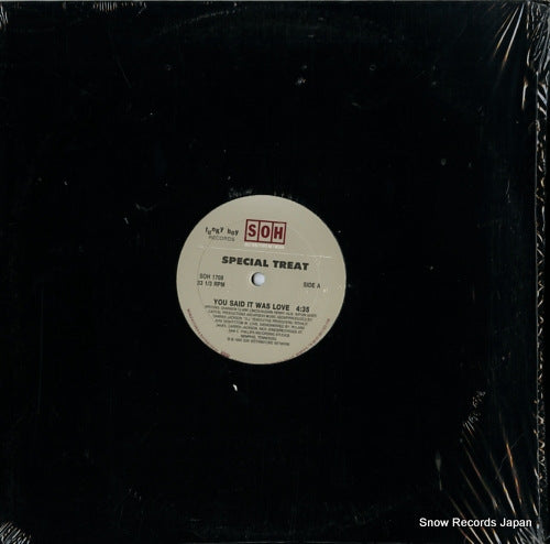 SPECIAL TREAT you said it was love SOH1708