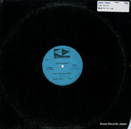 BOOM, KEISHA lame thing (not so wild) TR-10