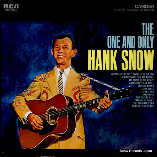 SNOW, HANK the one and only CAS-722(E)