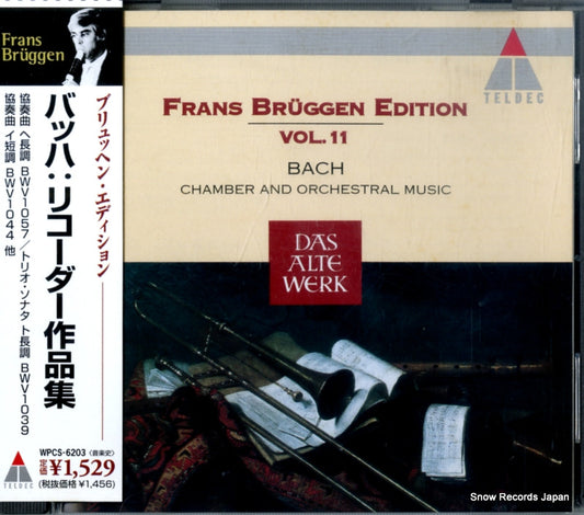 BRUGGEN, FRANS bach; chamber and orchestral music WPCS-6203