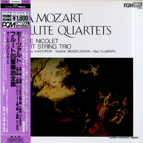 NICOLET, AURELE mozart; 4 flute quartets OS-7189-ND