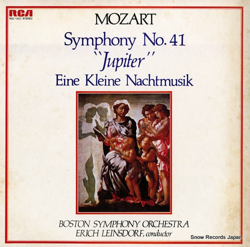 LEINSDORF, ERICH mozart; symphony no.41 in c, k.551 "jupiter" RGC-1001
