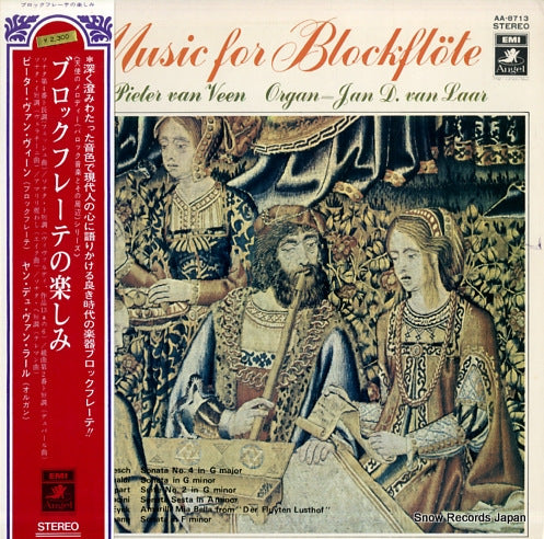 VEEN, PIETER VAN music for blockflote AA-8713