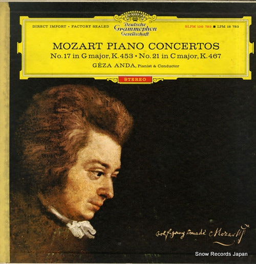 ANDA, GEZA mozart; piano concertos no.17 & no.21 SLPM138783